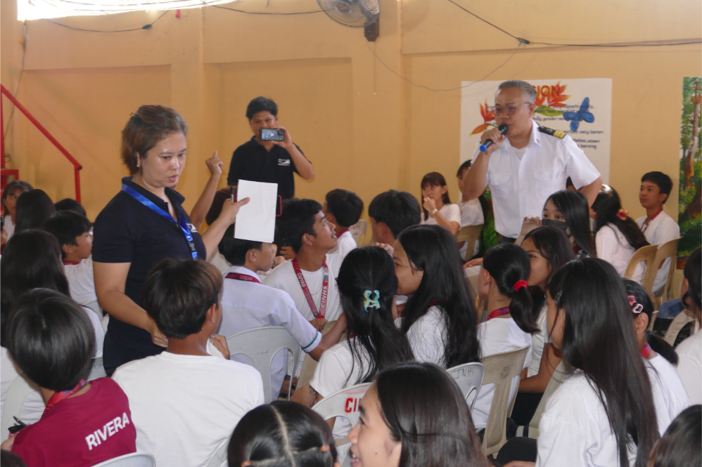 Cuyab Integrated National High School Closing Ceremony with Marlow Navigation was Held on April 10, 2025